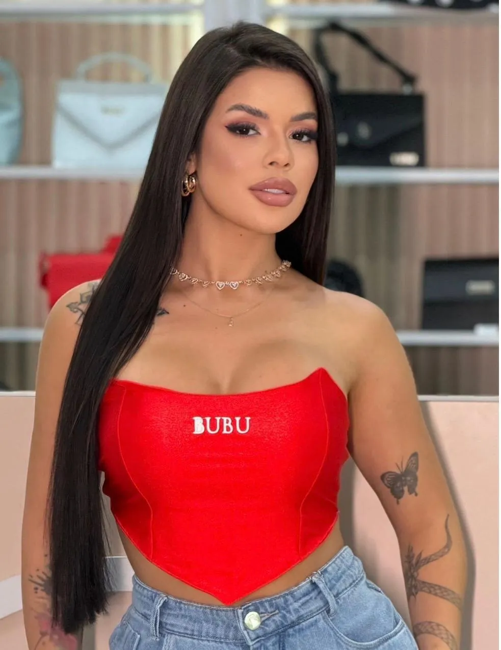 Cropped Tomara Que Caia Vermelho Bubu 3