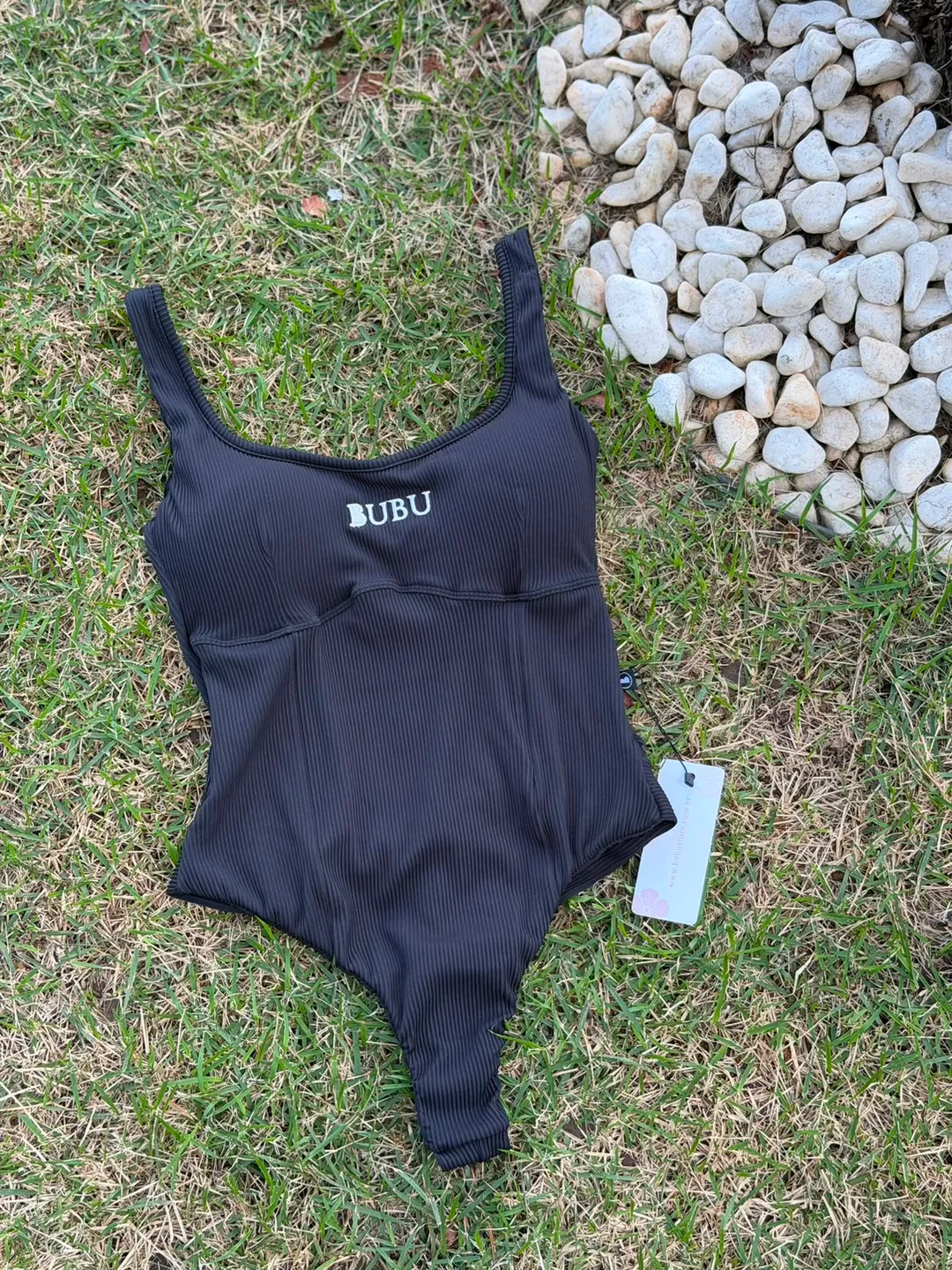 Body Canelado Preto Bubu 1