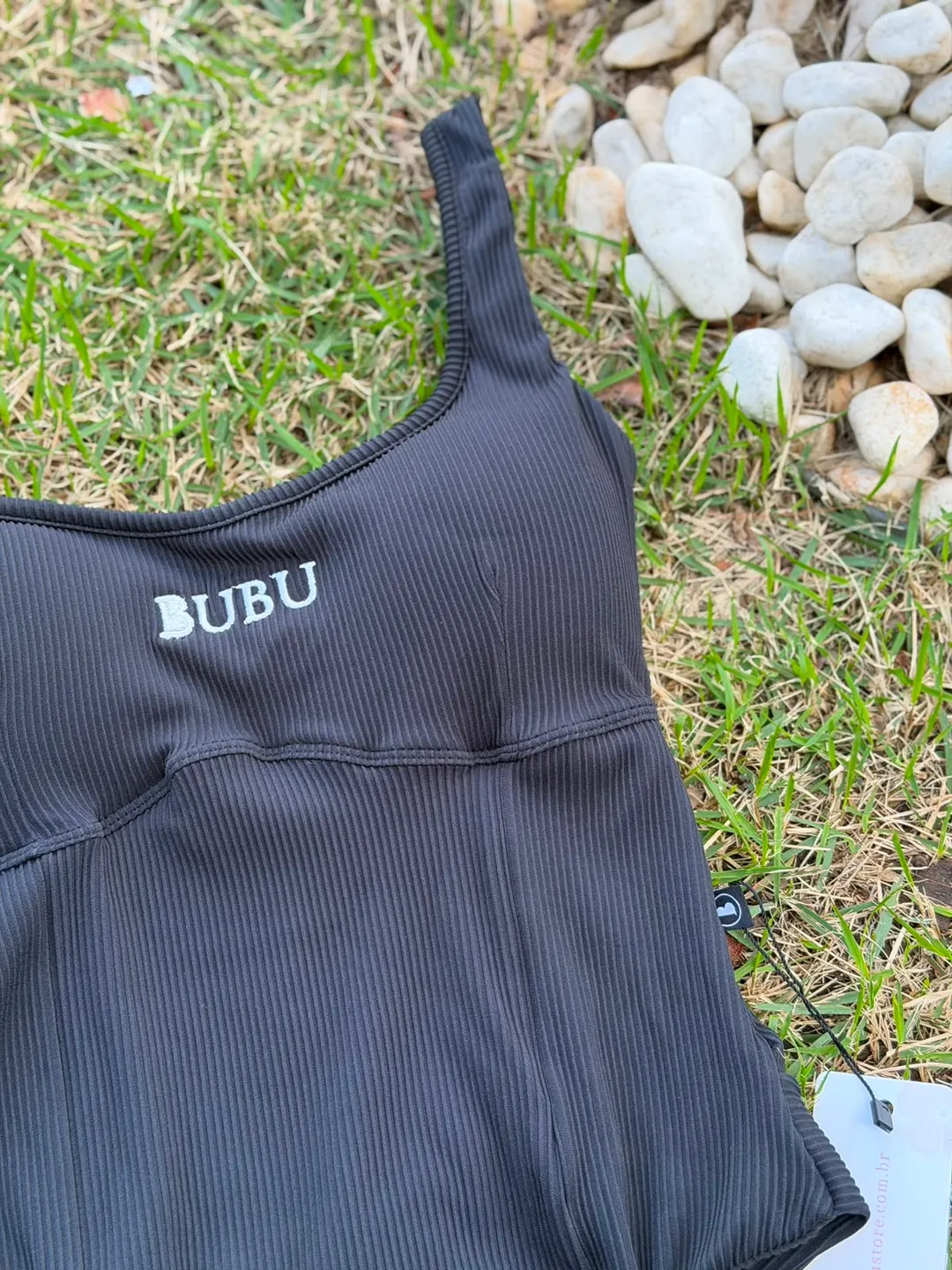 Body Canelado Preto Bubu 3